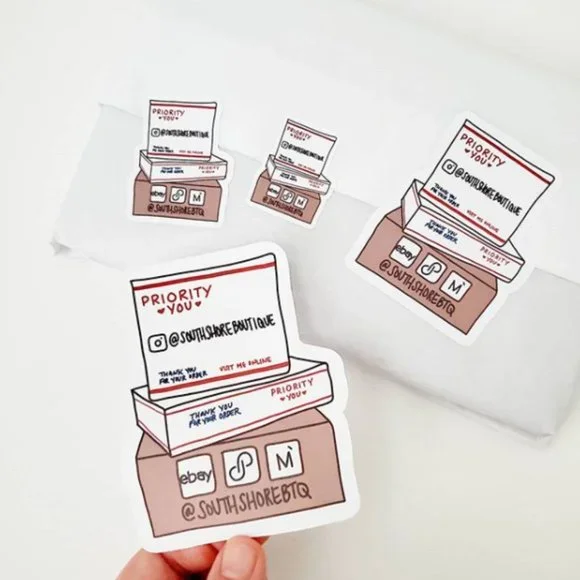 LB023 STICKERS Custom Personalizable Multi-Platform Shipping Supplies - Picture 4 of 7